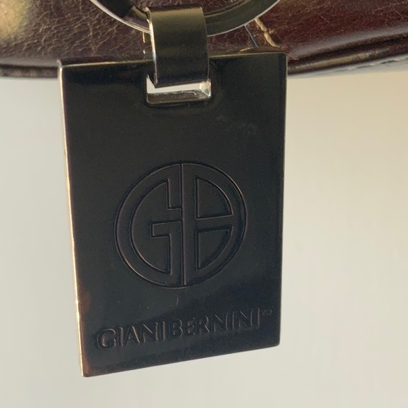 Giani Bernini Brown Leather Handbag - Picture 2 of 11